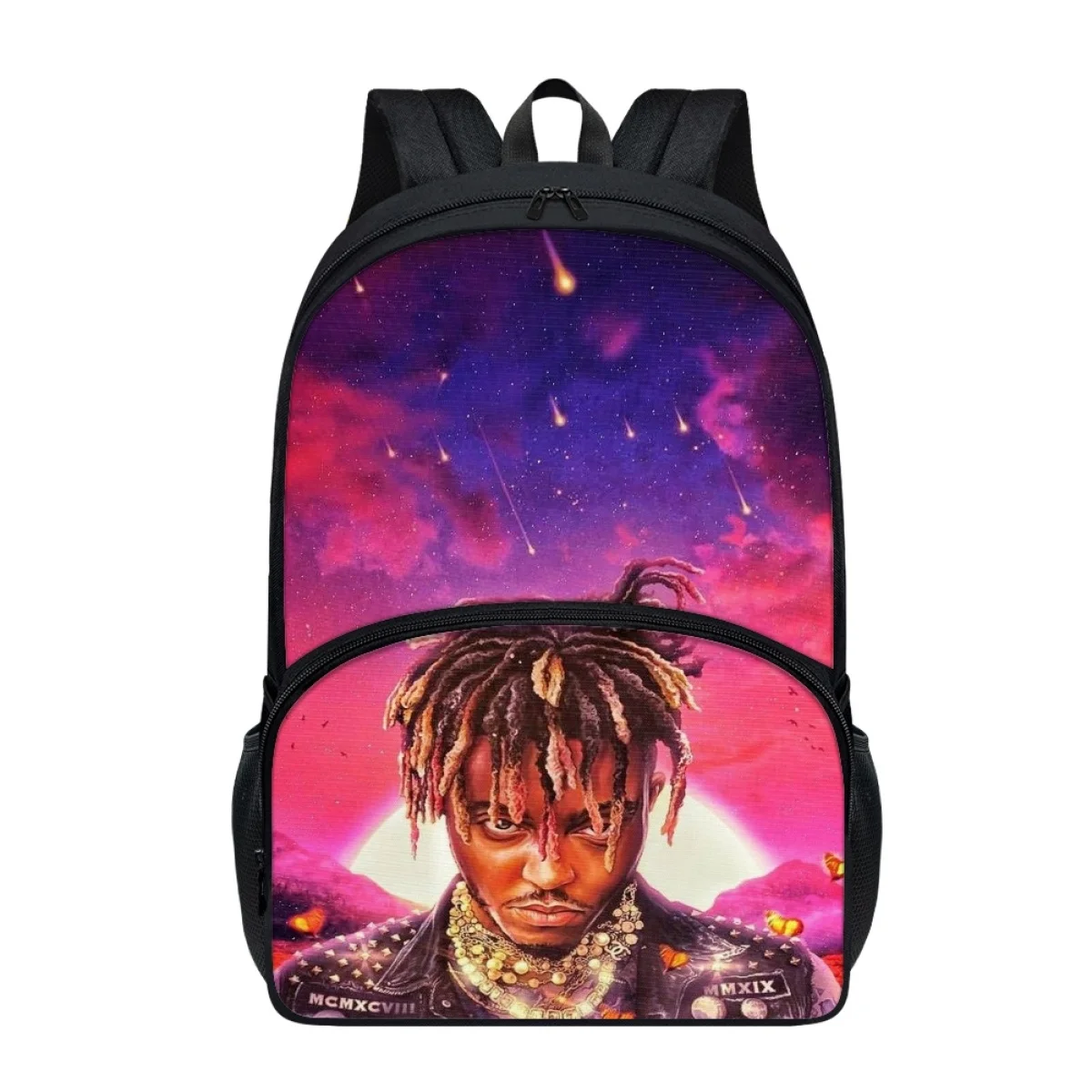 FORUDESIGNS Ju-ice Rapper Singer Print Student Backpack For Boys Girls 3D School Supplies Adults Women Bags Men Laptop Rucksack