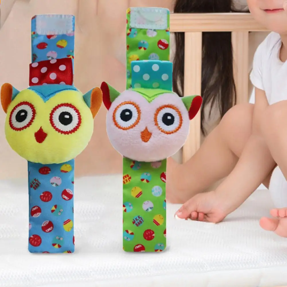 

Baby Toys Colorfast Chic Comfortable Lovely Infant Shakers Wrist Rattles Toys
