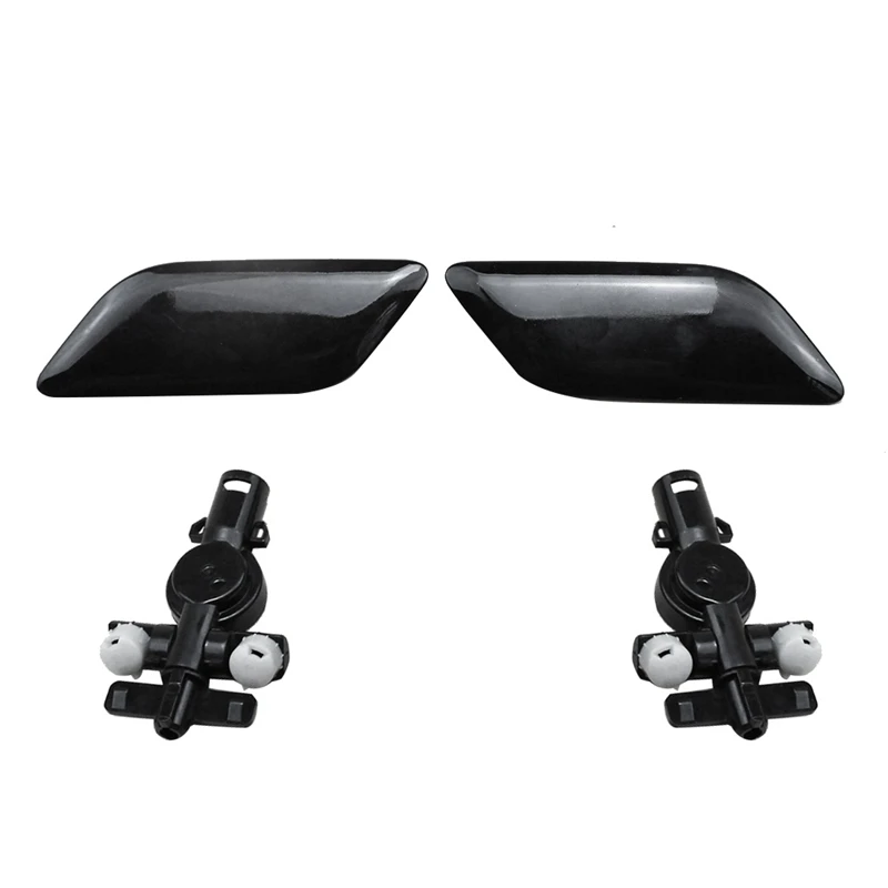 

AU04 -HEADLIGHT WASHER NOZZLE JET HID LID CAP With Connector 85045-33060 85044-33070 For Toyota Camry 2009-2011