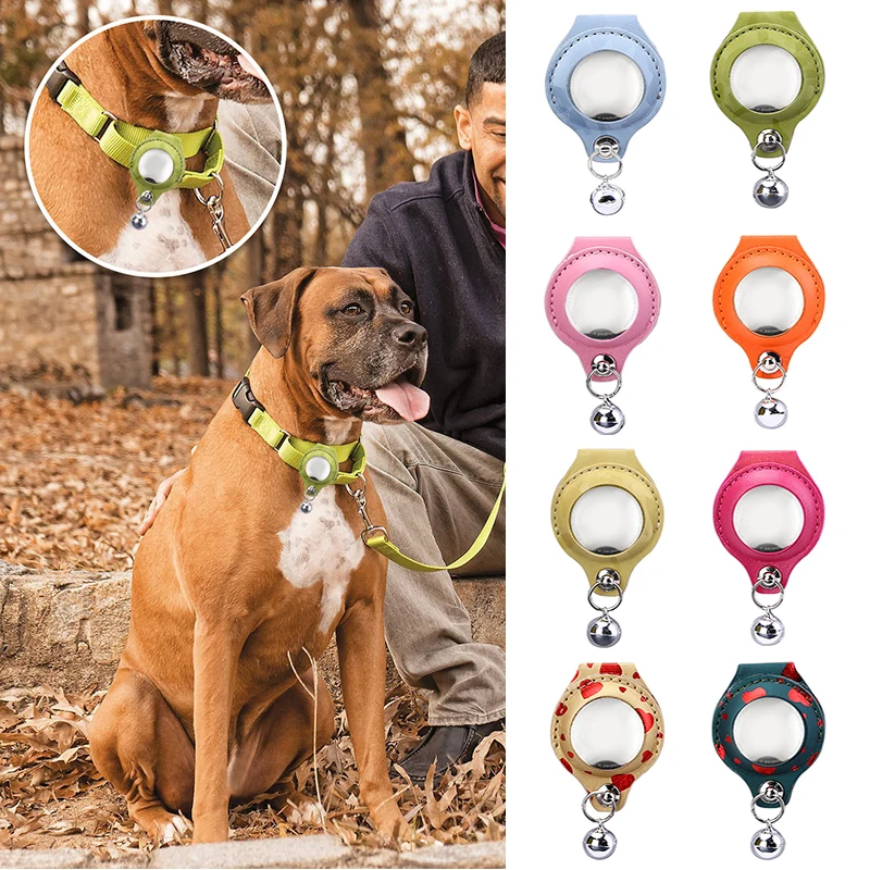 

For Pet Microfiber Leather Keychain Protective For Airtag Tracker Locator Device Anti-lost For Airtag Air Tag Case Llavero