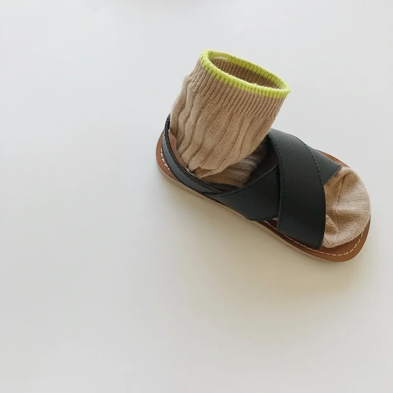 Сандалии 3 цветов для маленьких мальчиков и девочек летние пляжные сандалии