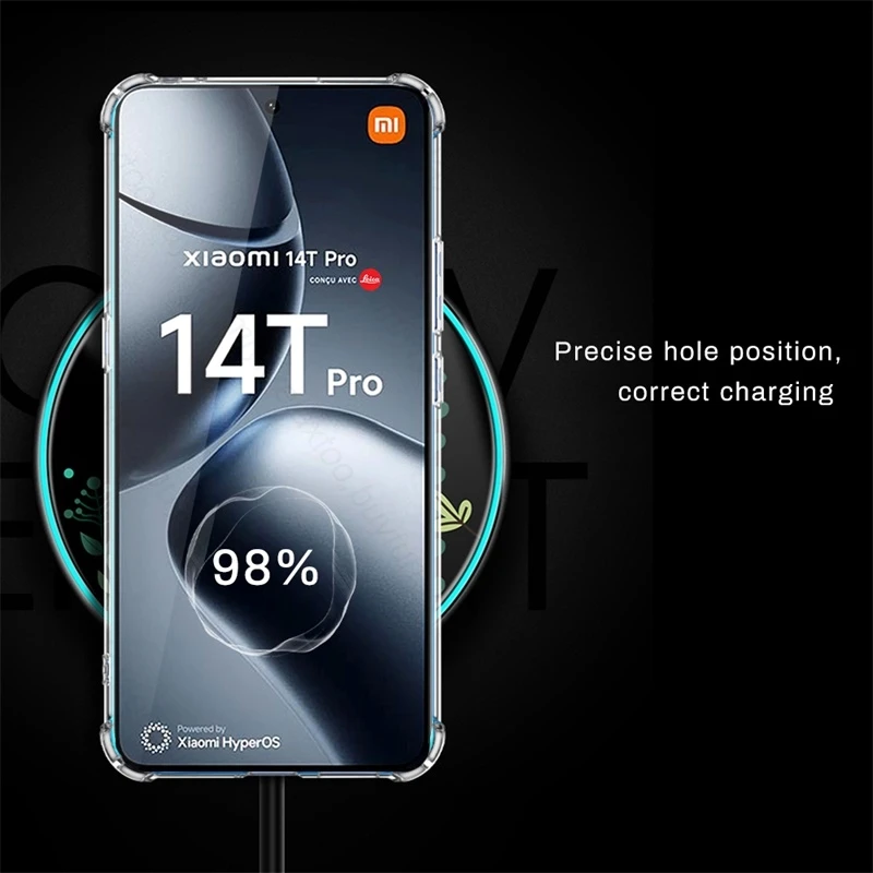 Прозрачный чехол для Xiaomi 14 T Pro тонкий мягкий защитный из ТПУ Для Xiaomy Xiaomi14T Mi14T Mi T14