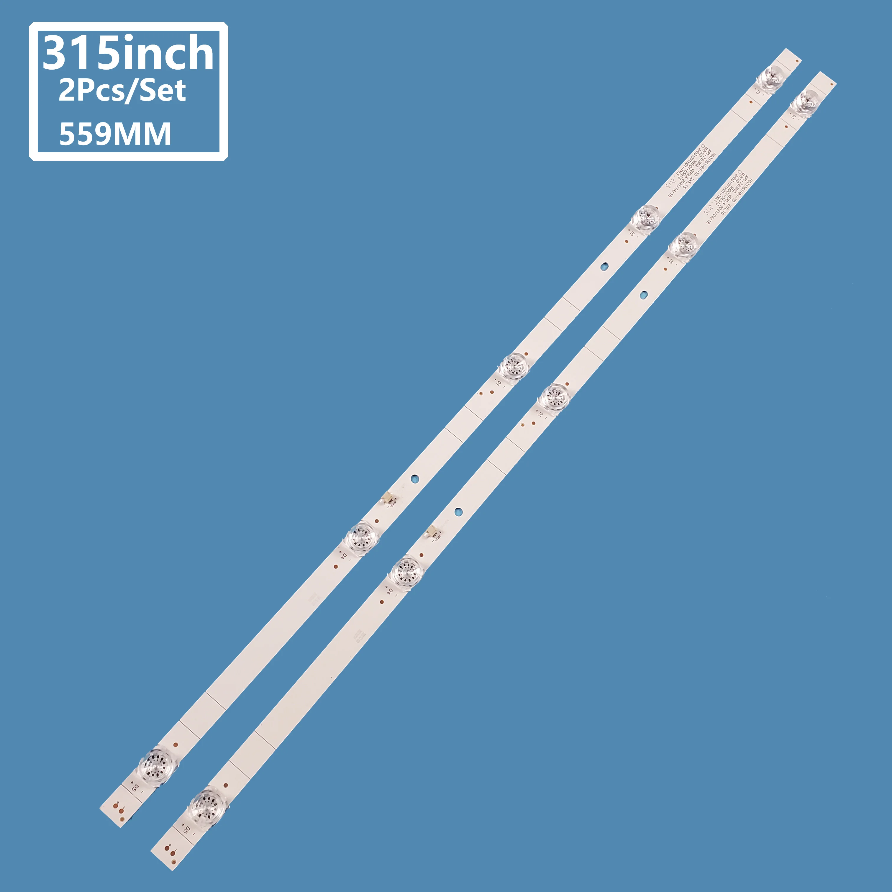 

2 шт./комплект, задняя светодиодная лента для телевизора