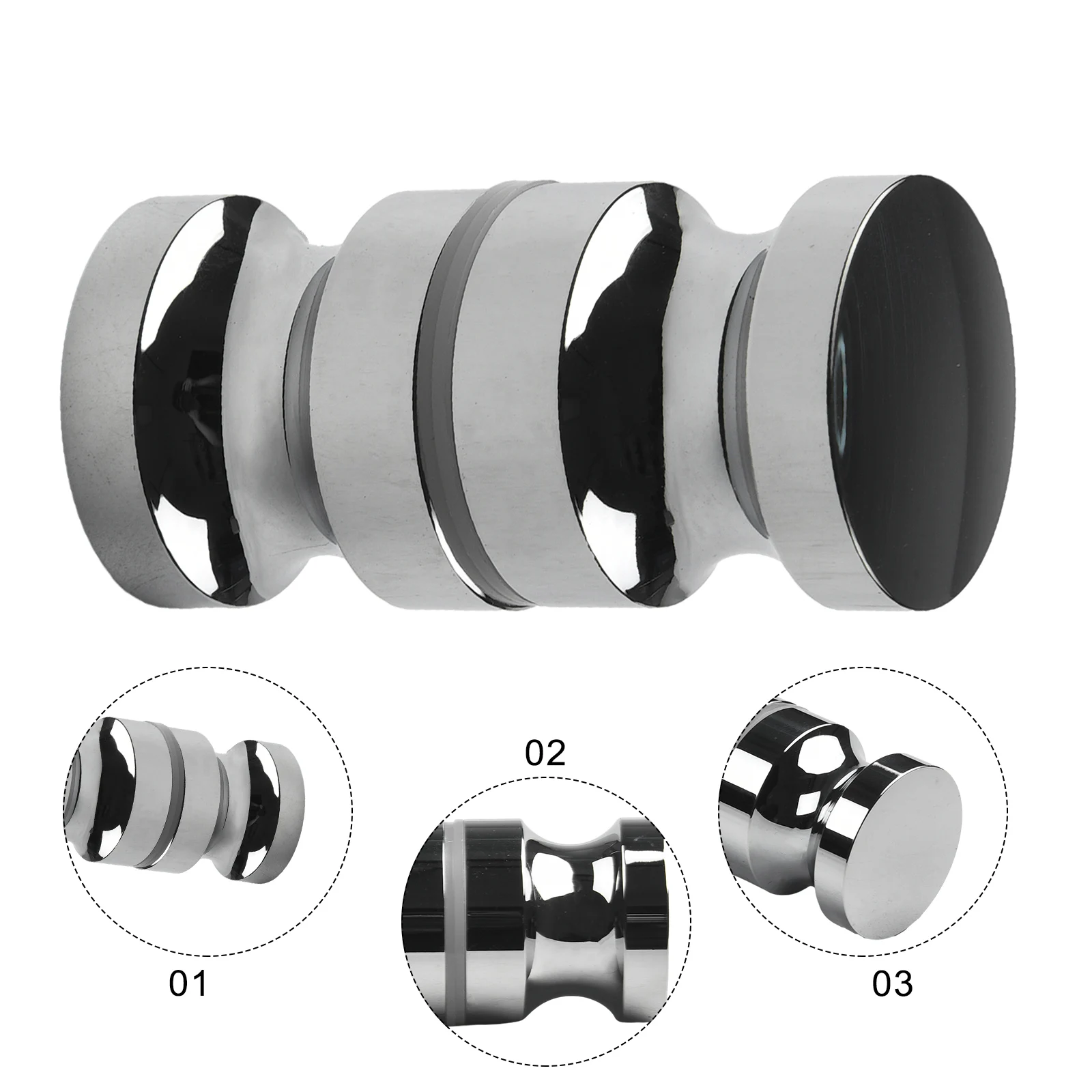 Ручка дверная для шкафов ящиков 62x30 мм