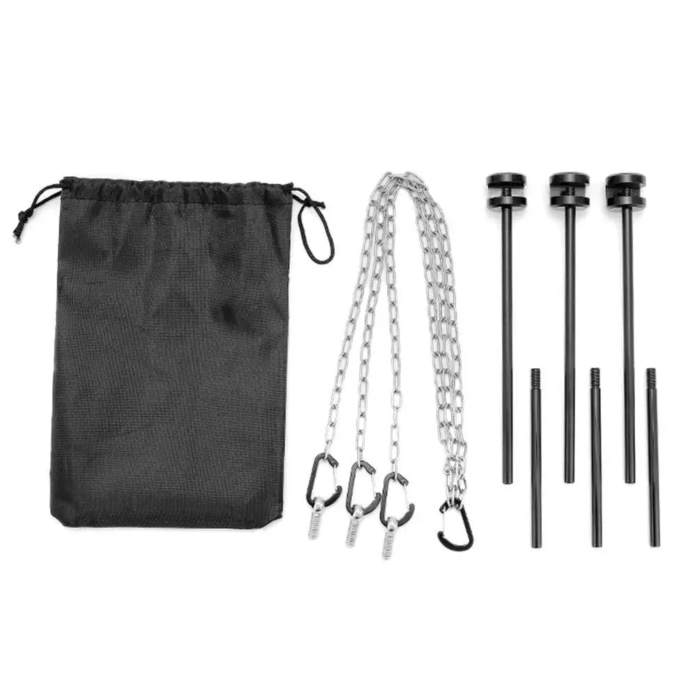 

Outdoor Barbecue Pan Hanger Aluminum Alloy Triangular Bracket Multifunctional Portable Camping Adjustable BBQ Tray Support New