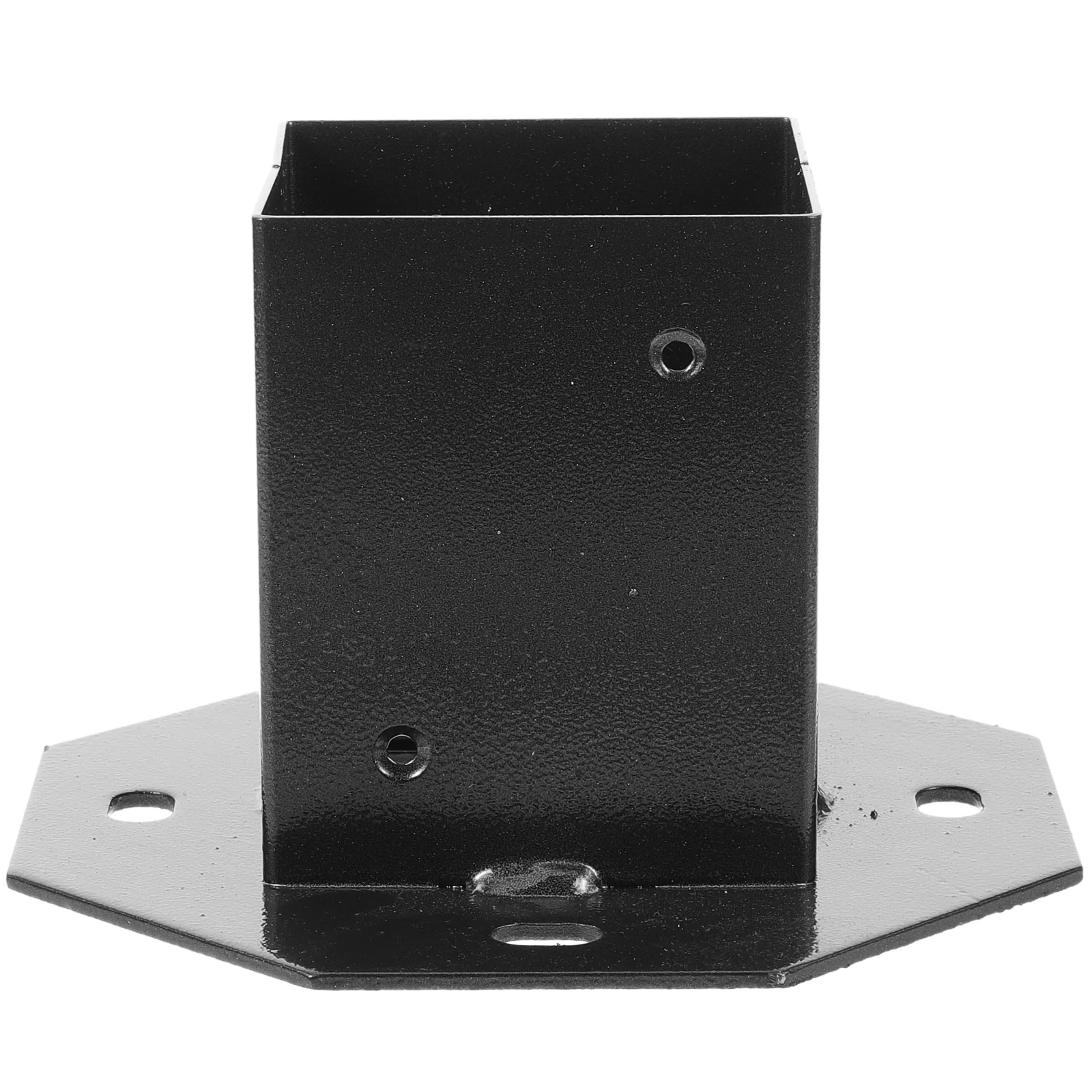 

The Fence Wooden Mailbox Post Deck Railing Brackets Protector Square Base Cover