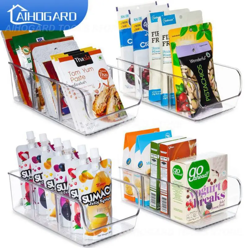 

Divided Storages Boxes Stackable Divided Compartment Storage Box Refrigerator Storage Box 2023 Multifunctional Practical Pet