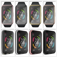 case for huawei band 7 protective tpu bumper full cover screen protector for huawei band7 soft case dropship