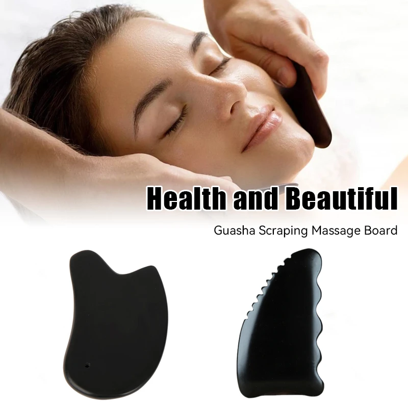 

Natural Aura Stone Chinese Gua Sha Tool BianStone Scraping GuaSha Massager For Face Lift SPA Slimming Massage Sculpts Body