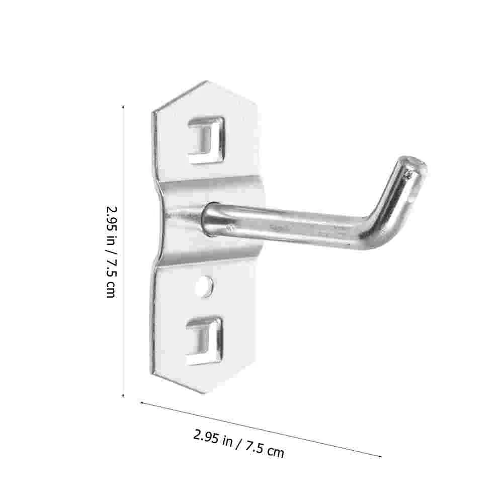 12 шт. металлические крючки для перфорированной доски домашние хранения