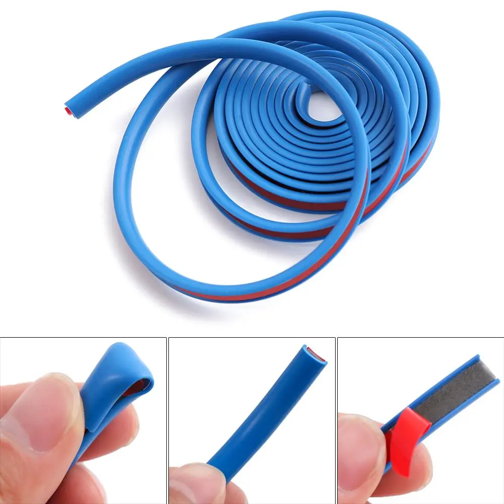 Лента 2 м для защиты от столкновений полоски царапин Защита бампера скейтборда