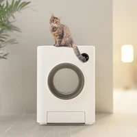 2021 new automatic intelligent low noise cat litter box closed electric deorderizer litter tray caja de arena para gato grande