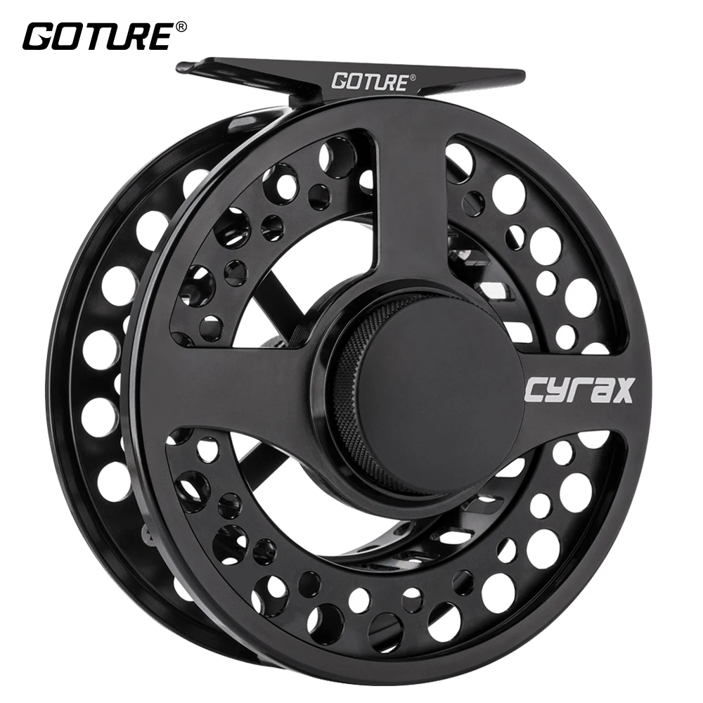 Goture Fly Fishing Reel 3/4 5/6/ 7/8 9/10 WT CNC-machined Aluminium Large Arbor Fly Fishing  Coil Wheel for Trout Bass