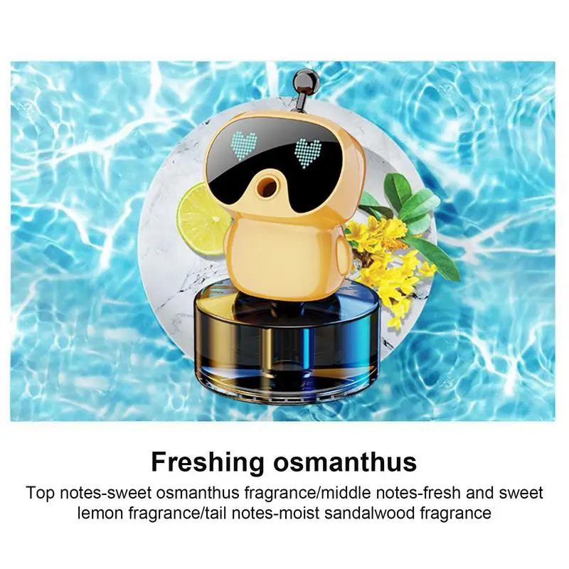 Модный робот-освежитель воздуха для автомобиля с зажимом вентиляционного