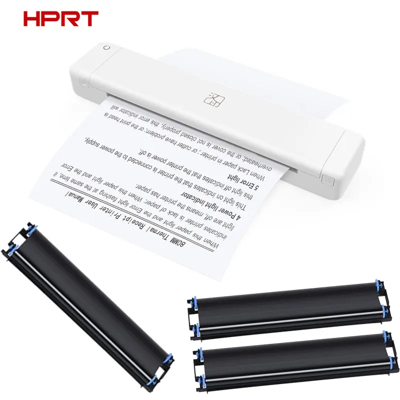 Портативный термотрансферный принтер HPRT MT800 A4 300DP IWireless и USB подключение для