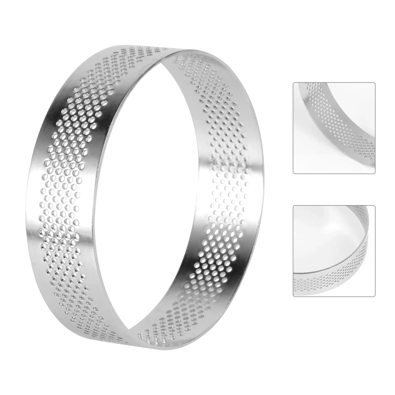 

8 CM Egg Rings Cupcake Fruitcakes Cupcake Cake Ring Cheese Cakes Fruit Tart Round Tart Ring