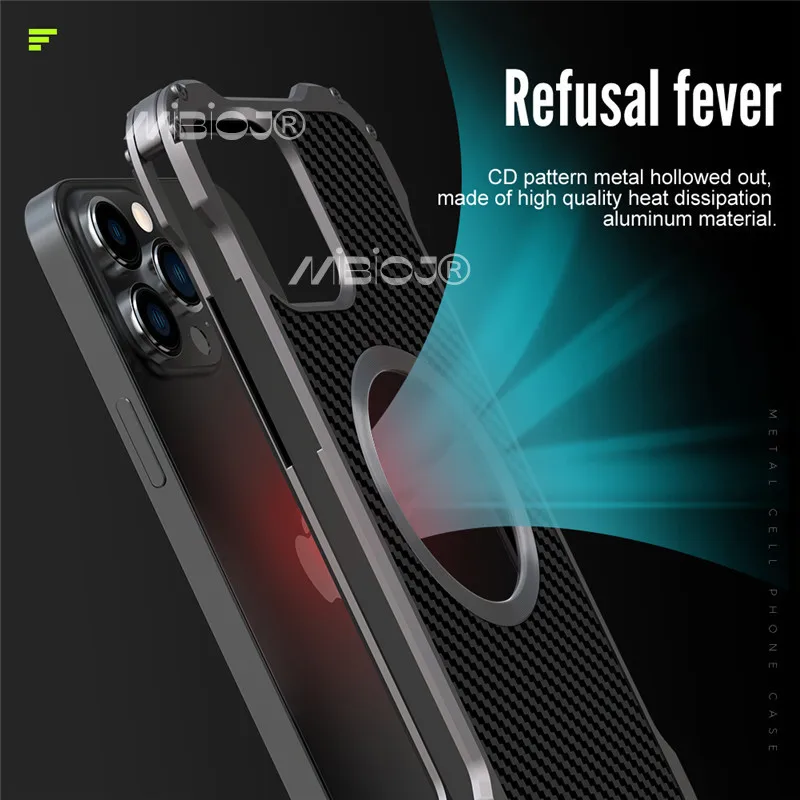 Kup Ochrona Obiektywu Z Włókna Węglowego Etui Na Telefon IPhone 14 13 12 11 Pro Max Mini Ultra Cienka Metalowa Osłona Zderzaka