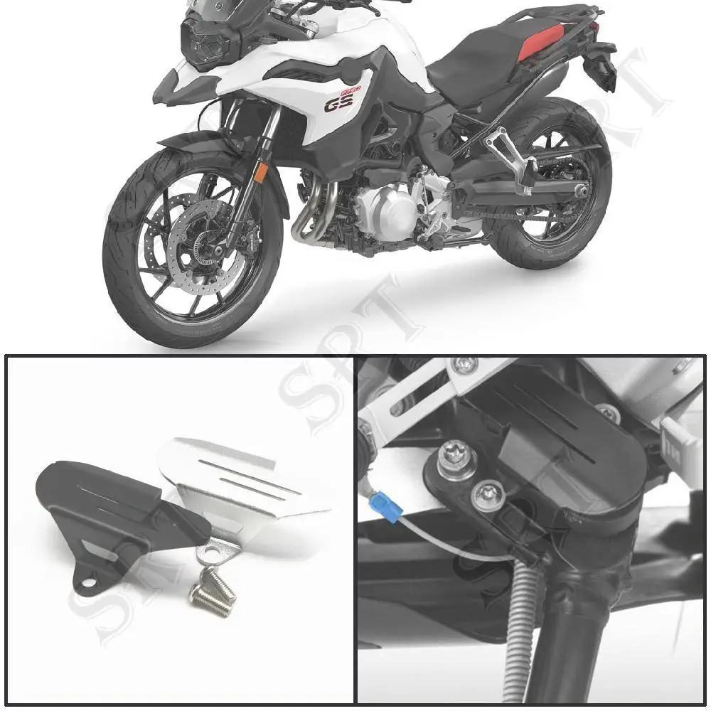 For BMW F750GS F850GS ADV Motorcycle Accessories Side Stand Switch Guard Protector Cover F850 Adventure 2018 2019 2020 2021