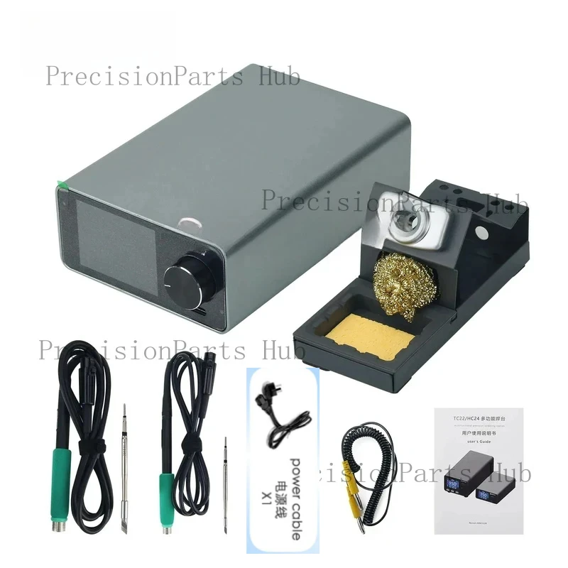 Паяльная станция GEEBOON TC22 240W с подставкой SDC02, ручками T245T210 и насадками C245C210 для ремонта электроники (art.: 3920d93fdabcf) - 3920d93fdabcf