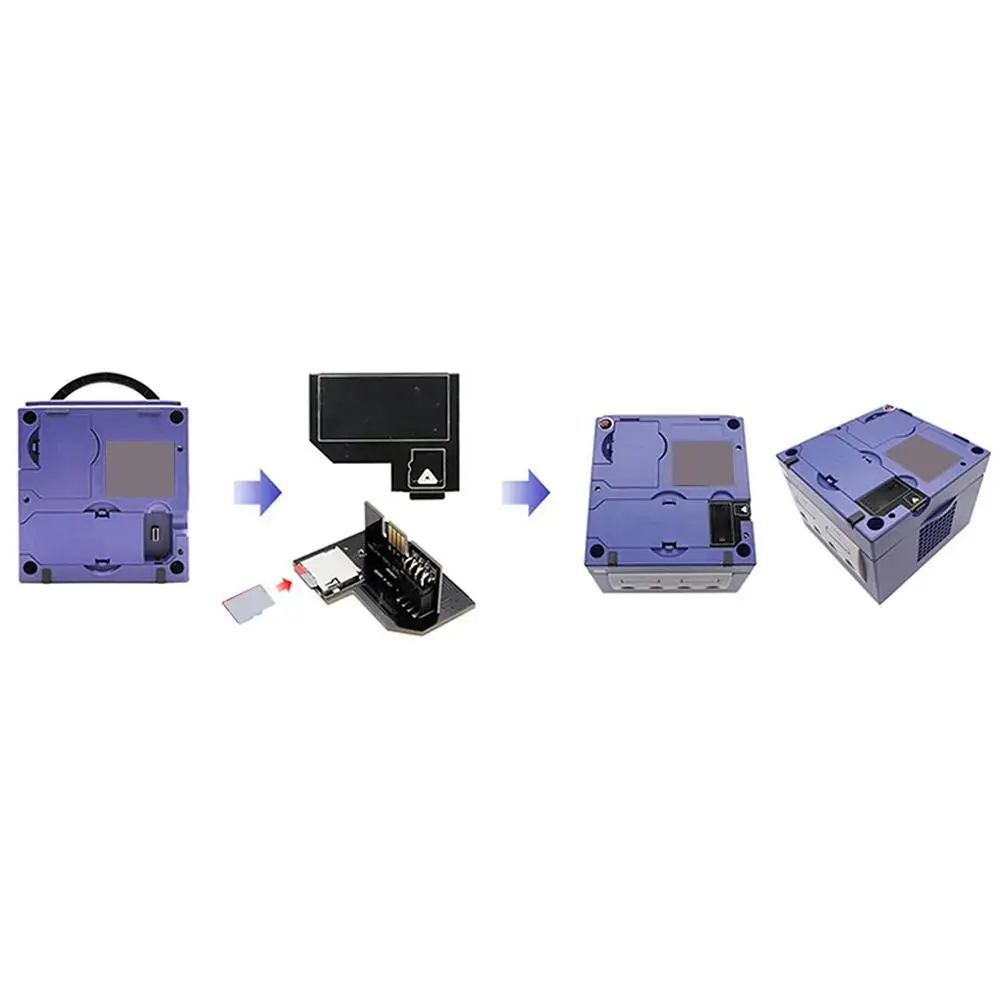  Адаптер карт TF Card Reader для NGC SD2SP2 PRO SDLoad SDL TF-адаптер Gamecube Serial Port