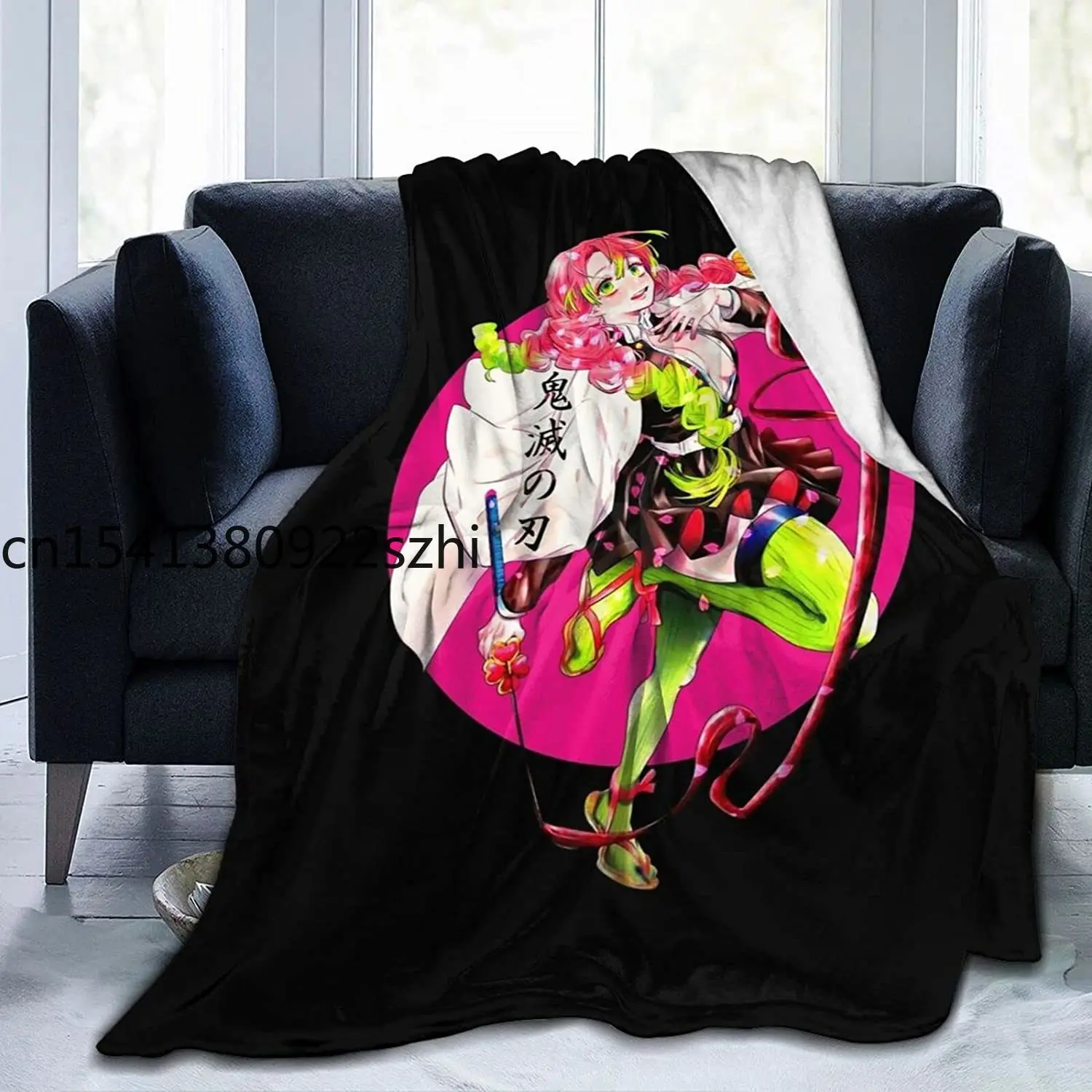 

Мягкое Флисовое одеяло Mitsuri Kanroji Demon Mitsuri Kanroji er, мягкое Флисовое одеяло для диван-кровати, гостиной