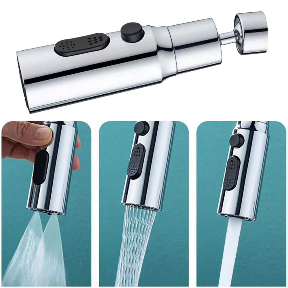 

Bathroom Modes Anti-splash Adapter Pull 3 Faucet Nozzle Universal Sink Tap Aerator Kitchen Pressurized Kitchen Accessories