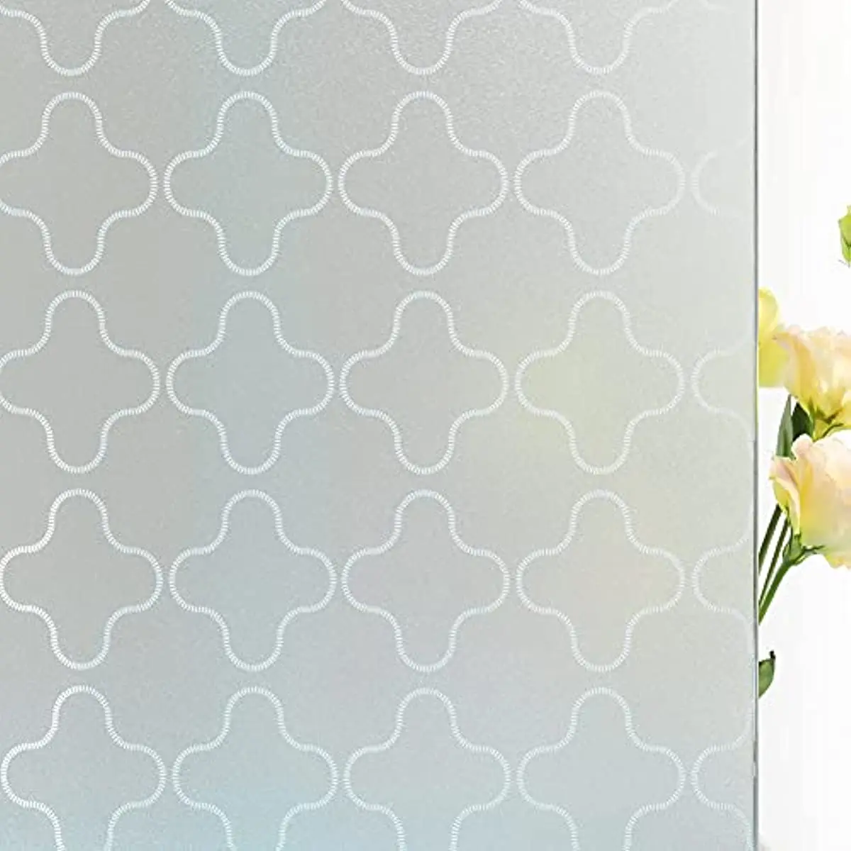 

Privacy Window Film Static Cling Glass Film Frosted Window Cling Removable Heat Control Anti UV Decorative Door Film for Home