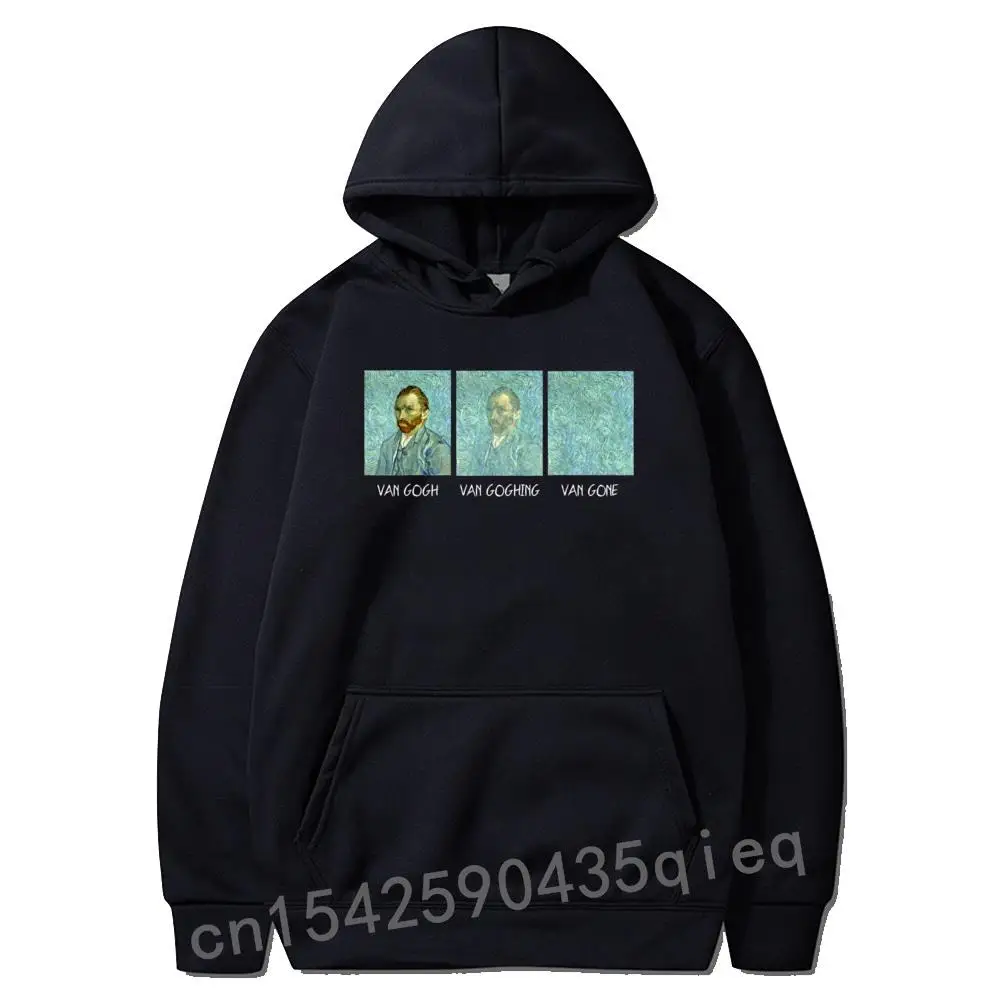 Printing Van Gogh Van Goghing Van Gone Funny Hoodie Sweatshirts For Men  Company Lovers Day Long Sleeve Sweatshirts Sudadera | АлиЭкспресс