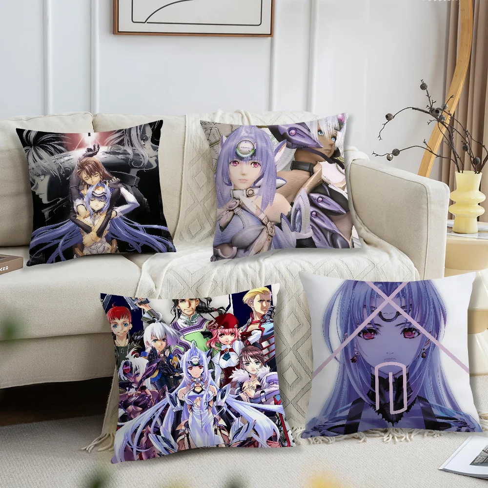 Фото Game X-X-Xenosaga E-Episode Comfortable soft Pillow Case for Sofa Living Room Home office Decor and Protective Covers №1
