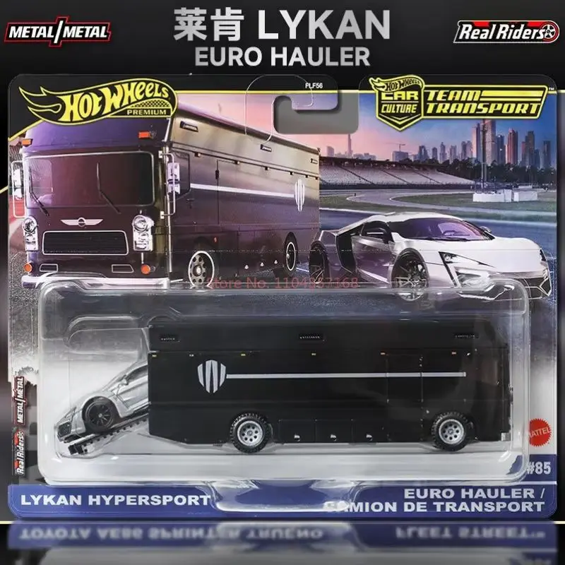 Фото Коллекционная модель автомобиля Hot Wheels FLF56 Car Culture Team Transport 1/64: Ferrari 250 GTO, Lykan Hypersport, Toyota AE86 JDM – игрушка-подарок №5