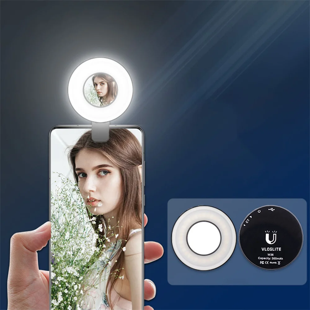 

Universal Magnetic Led Ring Fill Light Phone Selfie Light for Magsafe Iphone 12 13 14 Series Android Video Light for Makeup Vlog