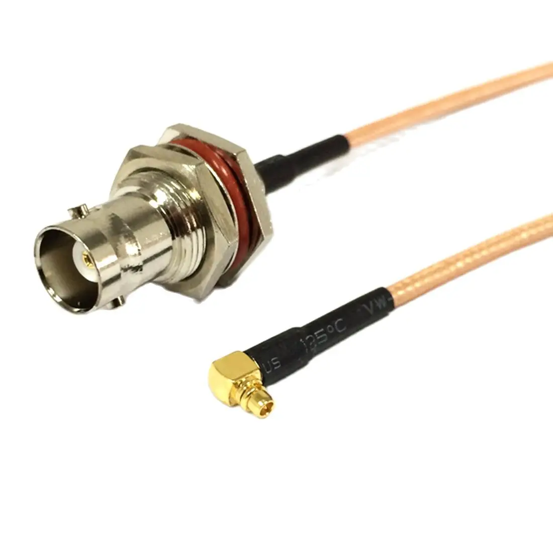 

MMCX Male Right Angle Switch BNC Female Bulkhead Pigtail Cable RG316 15cm 6"/30cm/50cm/100cm Wholesale