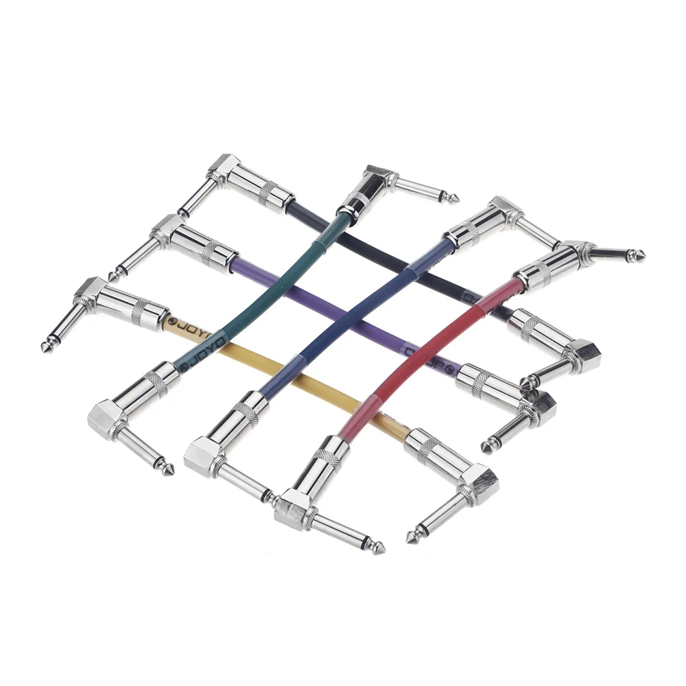 

Новинка, 6 шт./комплект, разноцветный кабель-усилитель для гитары Joyo CM-11, кабель 6,5 мм, соединительный кабель, детали и аксессуары для гитары