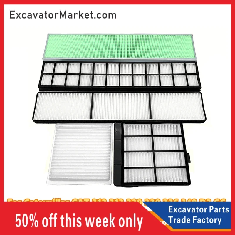 Новый картридж фильтра кондиционера для экскаватора Caterpillar CAT CAT312 313 320 330 336 349D2GC