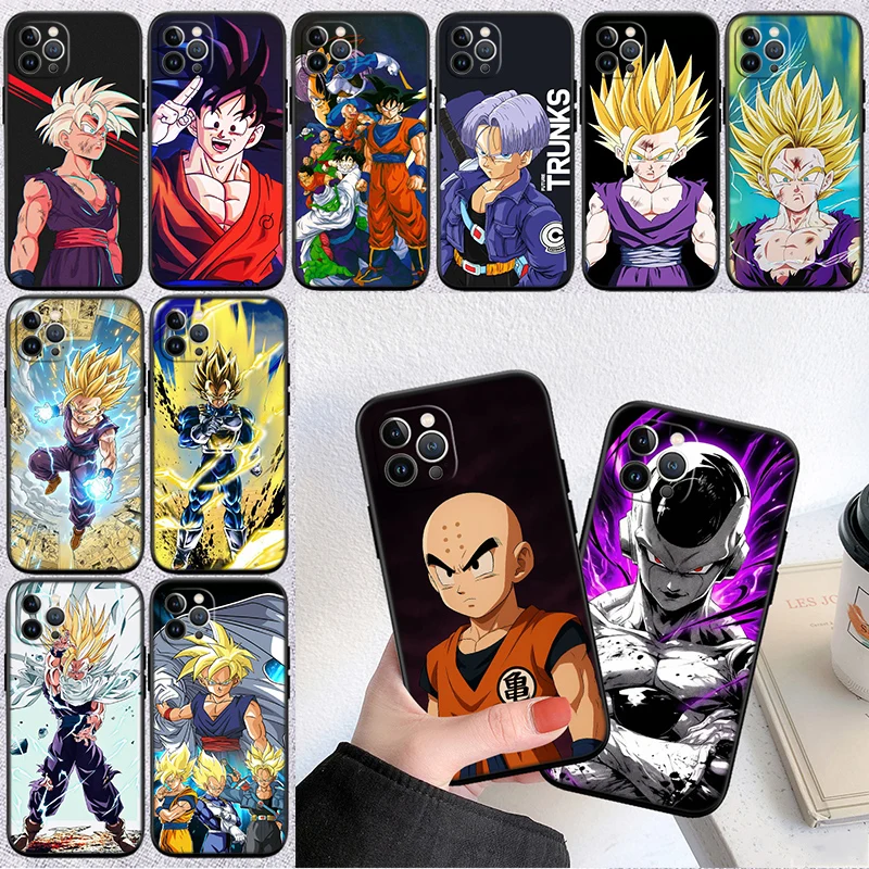 Фото Чехол для телефона BH18 Dragon Ball Goku Gohan, новый, премиум-класса, для iPhone 16, 15, 14, 13, 12 Pro Max, Plus, Mini №3