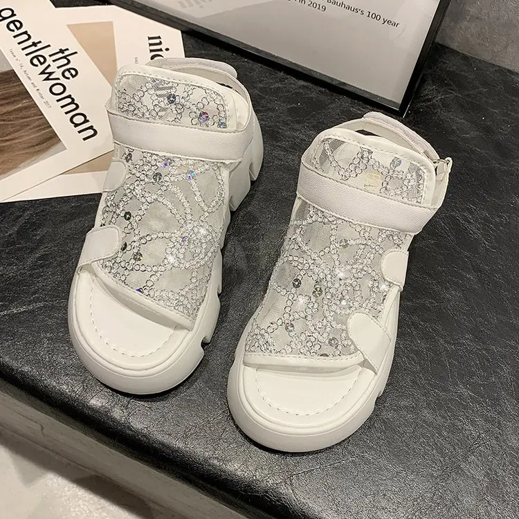 

Сандалии женские летние из дышащей сетчатой ткани, в римском стиле