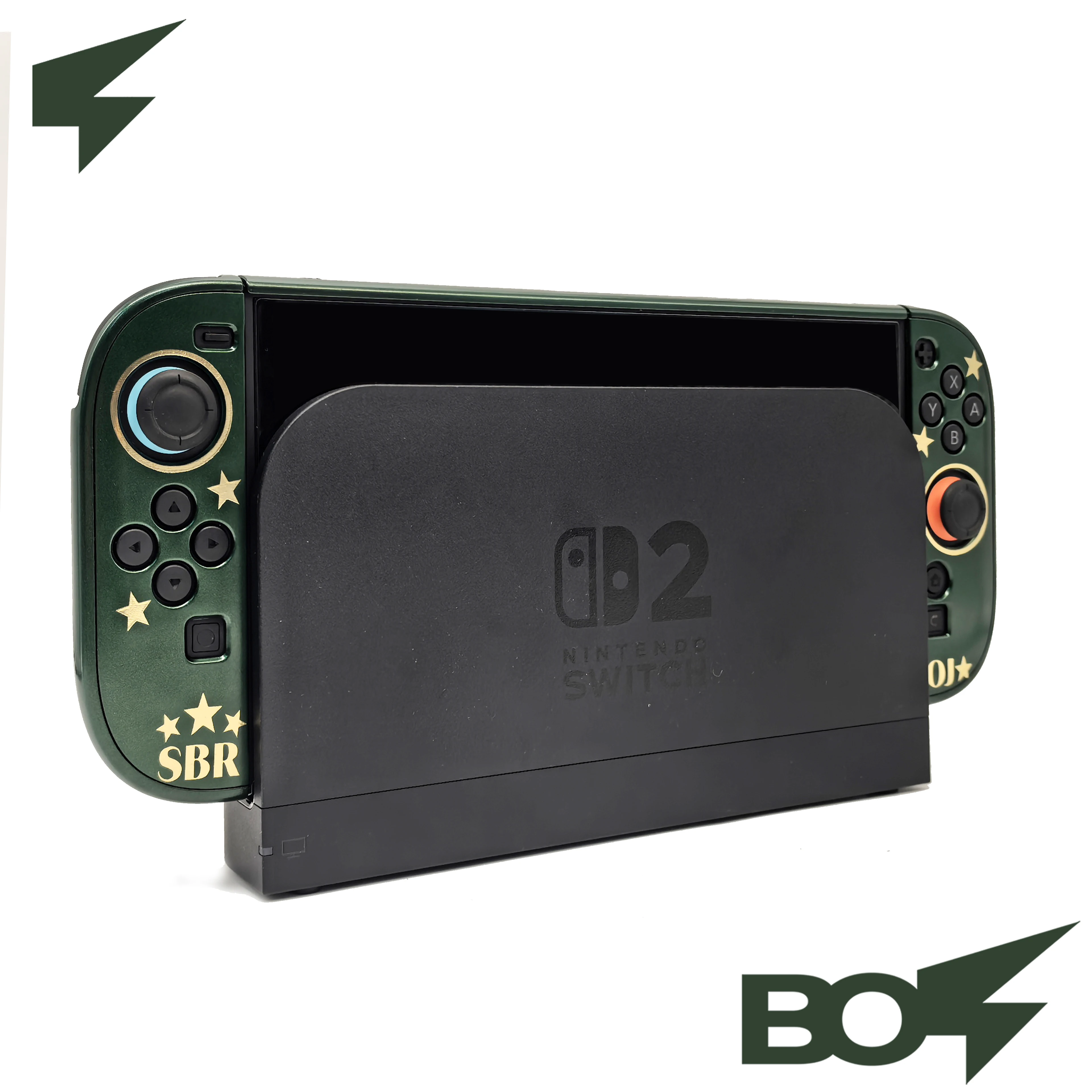 Защитный чехол Gyro Zeppeli с золотым тиснением для Switch 2, разделенный корпус из двух частей - аксессуары для консоли NS2, игровой чехол (art.: 3920d4a8a4e27) - 3920d4a8a4e27