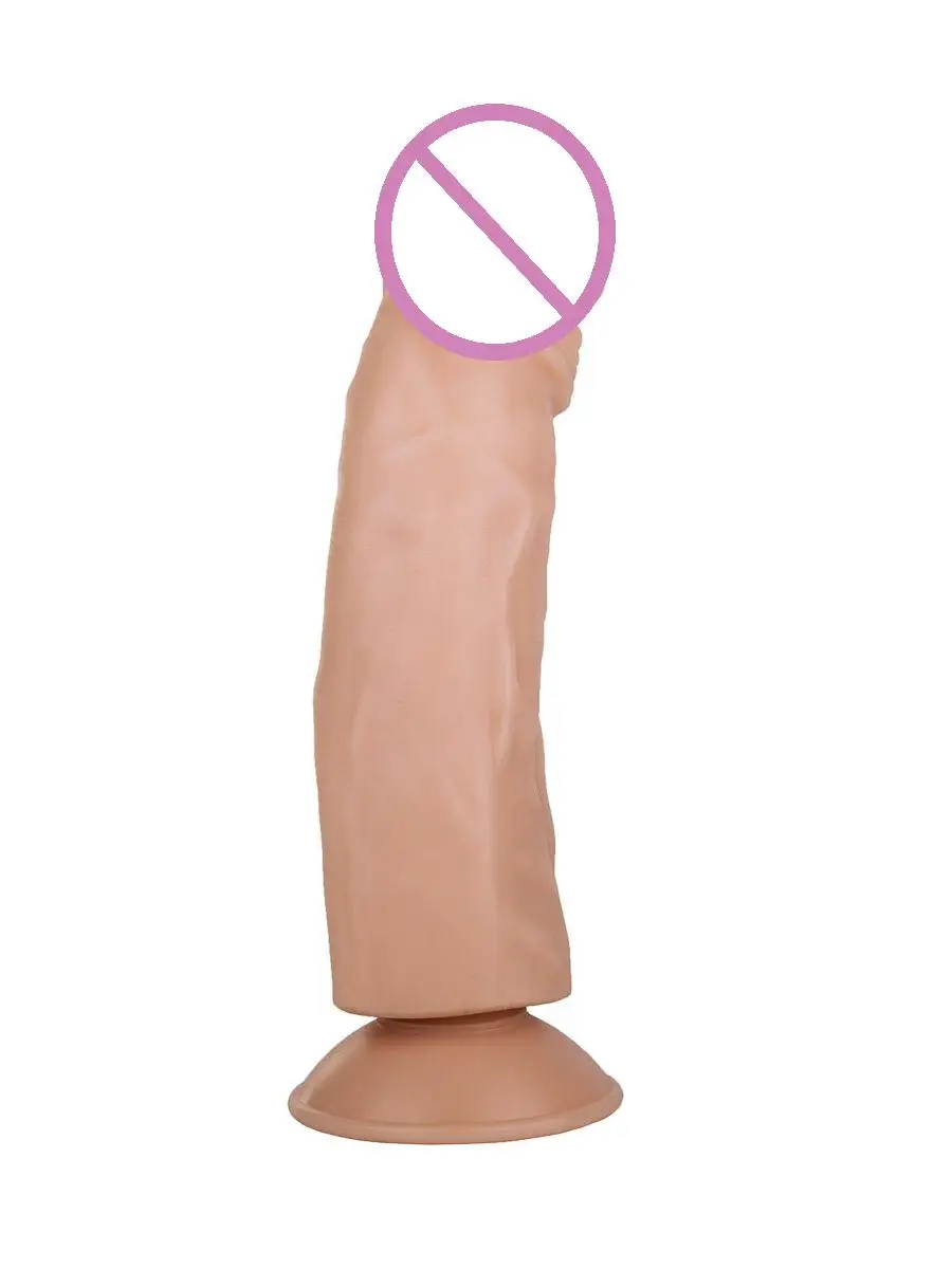 Realistic dildo with suction cup # 18 - 19 cm. (sex toys for adults Vibrator sex women shop dildo) |