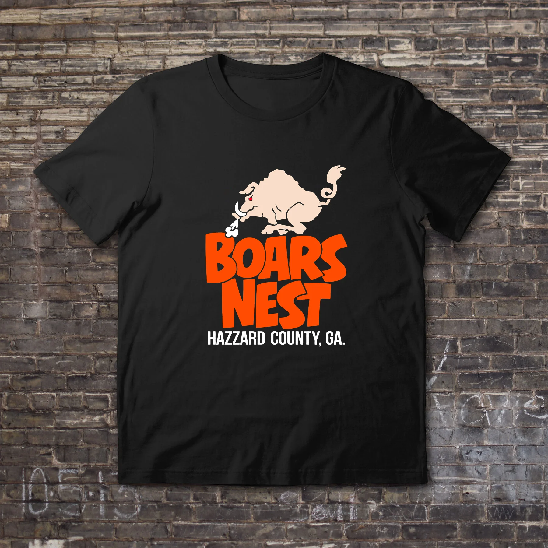 

Summer Pure Cotton Tees Male T Shirt Oversized Essential Hot Boars Nest The Dukes of Hazzard T-shirt Men T-shirts Graphic S-3XL