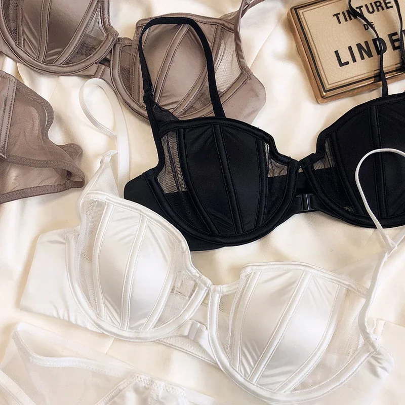 Новинка летнее кружевное женское нижнее белье с тонкой чашкой привлекательный