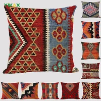 ethnic bohemia persian pattern pillowcase cushion cover turkey style decorative hug headrest pillows for sofa bedroom home decor