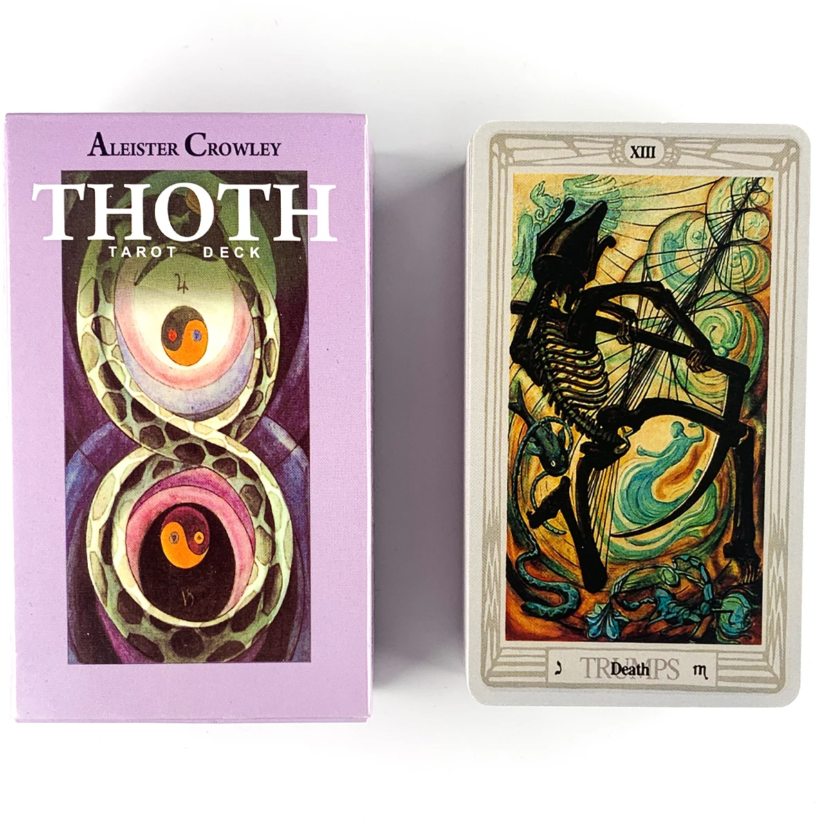 78Pcs Alester Crowley Thoth Tarot Deck Fortune Guidance Telling Divination Board Game With PDF Guidebook For Friends - купить по