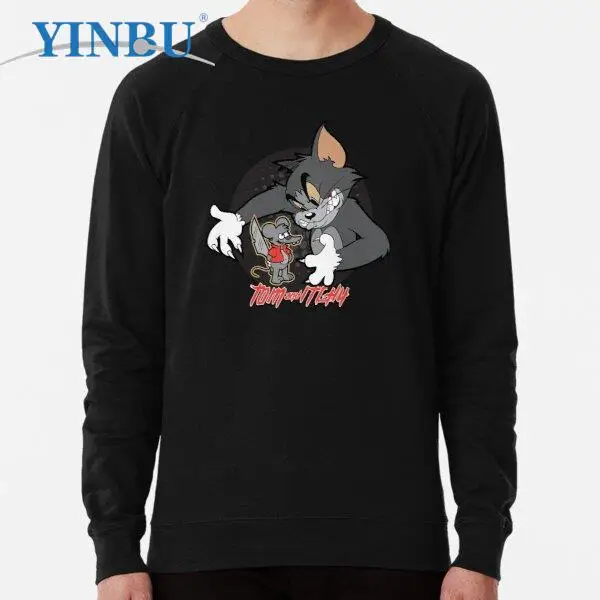 

CAT AND MOUSE Lightweight Sweatshirt fashion streetwear Men's clothes