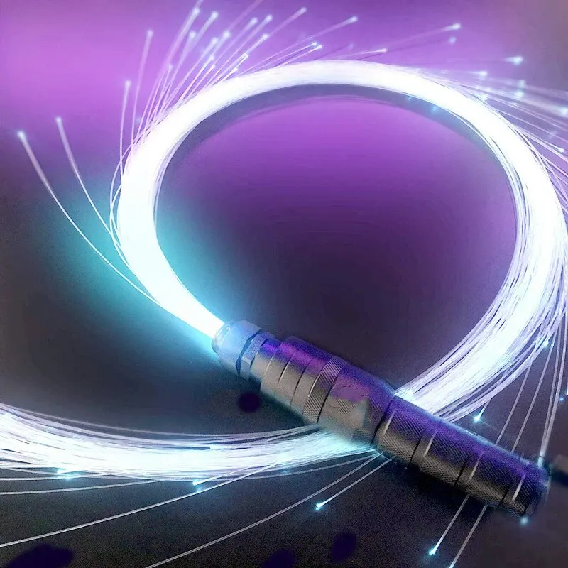 

150CM LED Fiber Optic Whip 360° Rotation More Modes And Effects Light Up Waving Holiday Lighting Fiber Optic Dance Whips