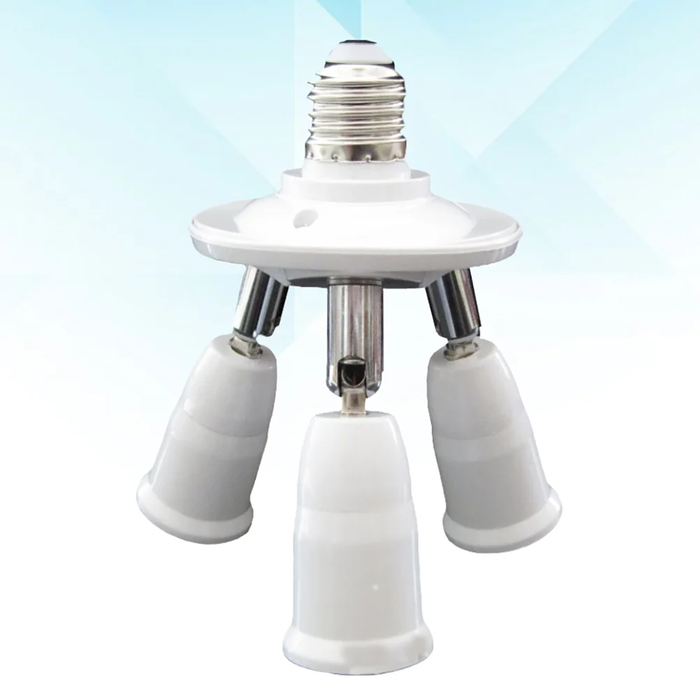 

Socket Light Lamp E27Holder Bulb Splitter Adapter Way Led Multi Heads Pbt Base Bulbs Extender