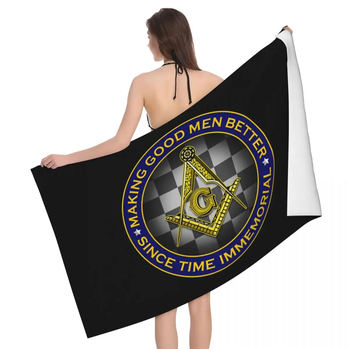 

Freemason Masonic пляжное банное полотенце из микрофибры