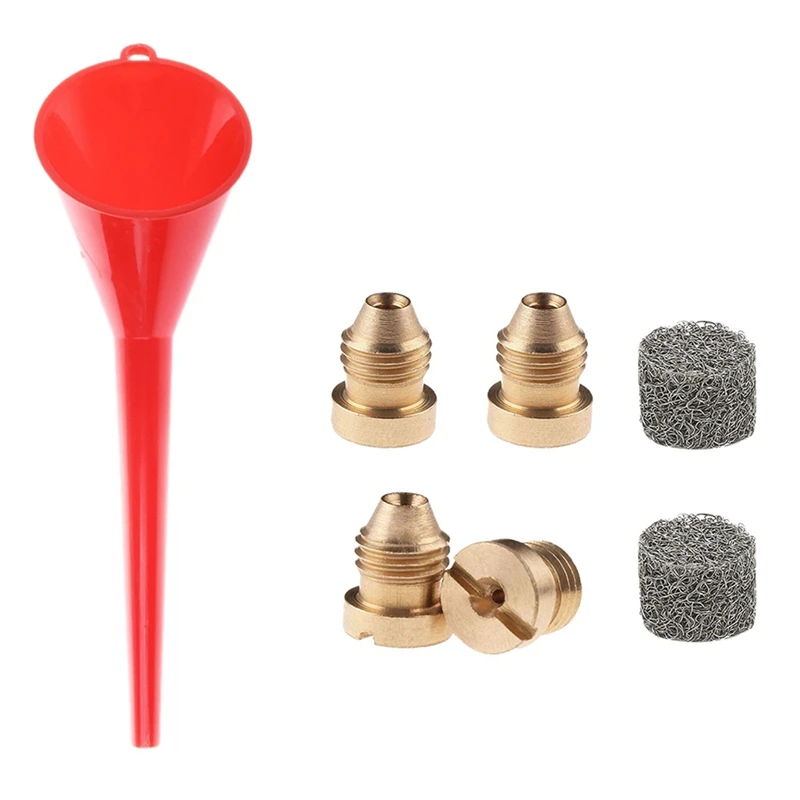 

Multi-Function Car Fueling Funnel Red With Foam Cannon Orifice Tips Nozzle With Mesh Filter