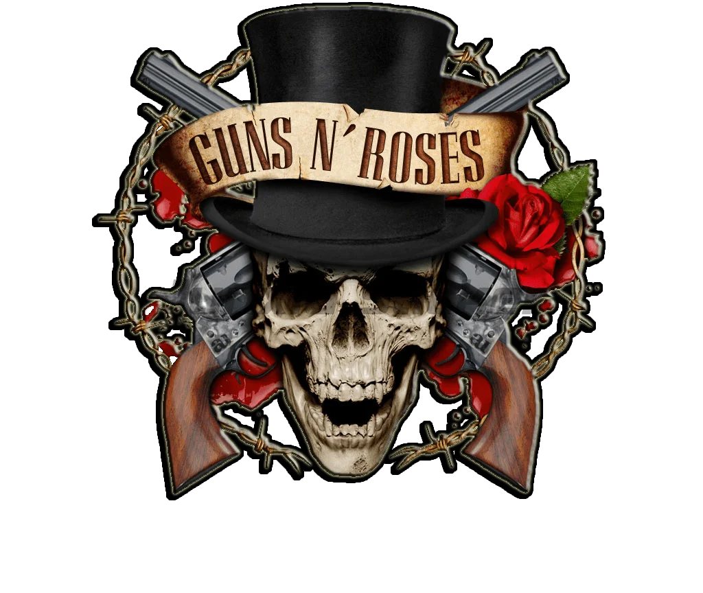 

Виниловая наклейка GUNS N ROSES для украшения автомобилей, комнат, шкафов, столов, компьютеров
