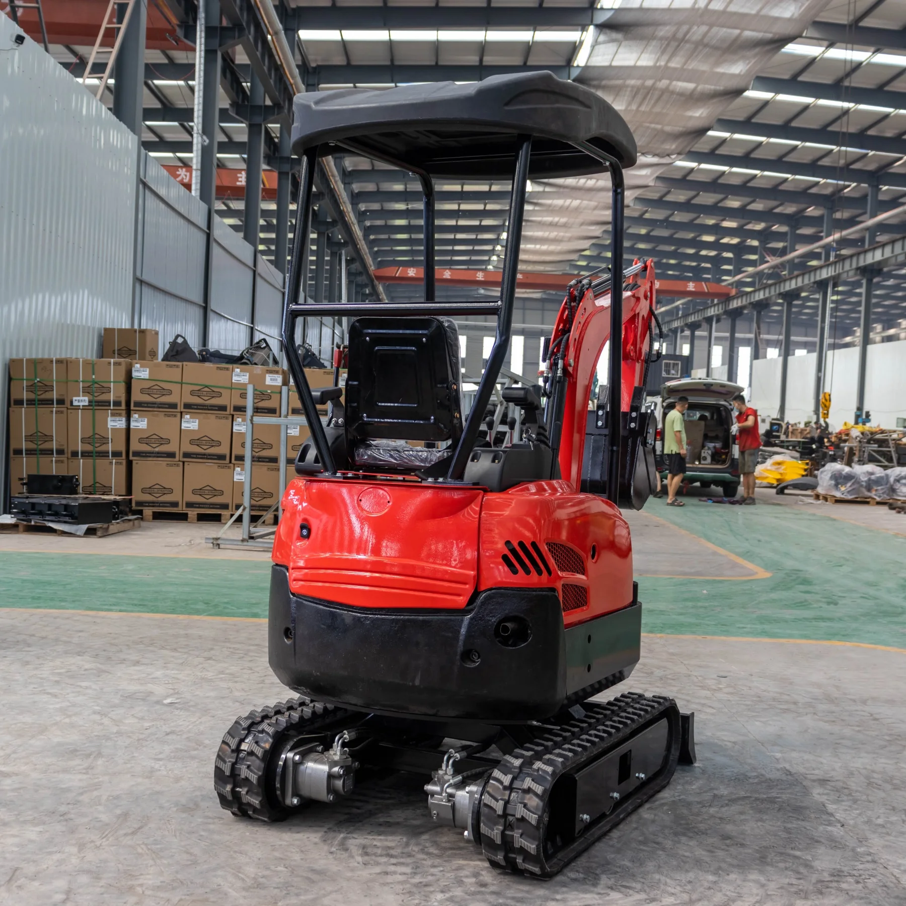 

Retractable Tracks No Tail Mini Excavator 1.6 ton HT16 For Sale