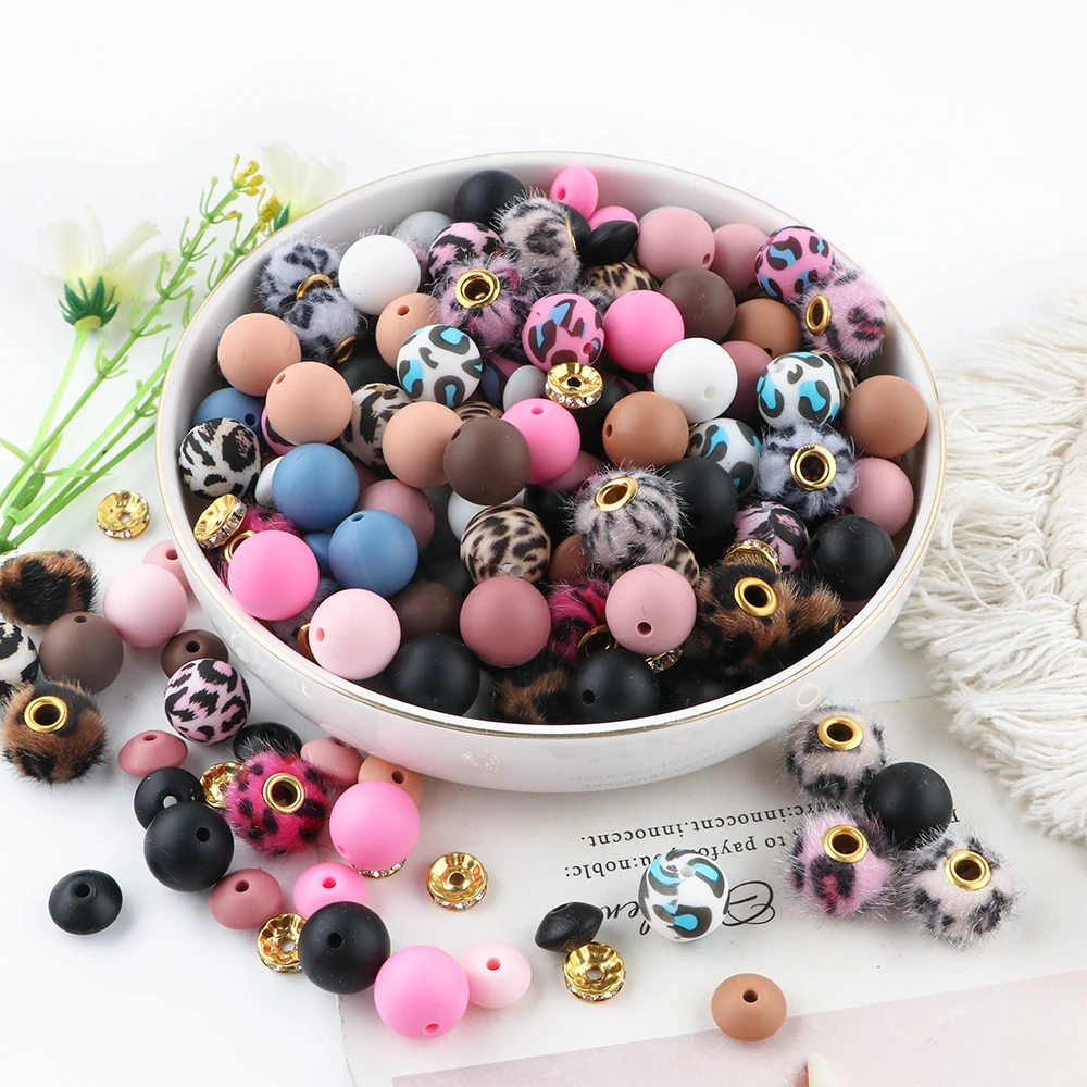 50 шт./набор круглые бусины в форме шариков